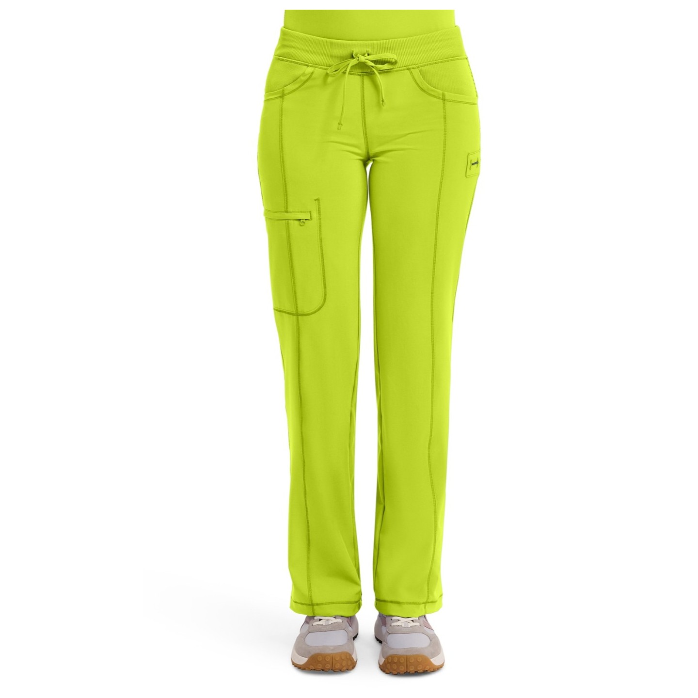 1123AP Petite Straight Leg Drawstring Pant by Infinity with Certainty® Antimicrobial Technology