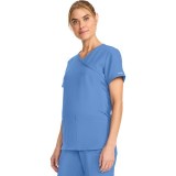 CK701A WW Originals Ultra Maternity Mock Wrap Top by Cherokee