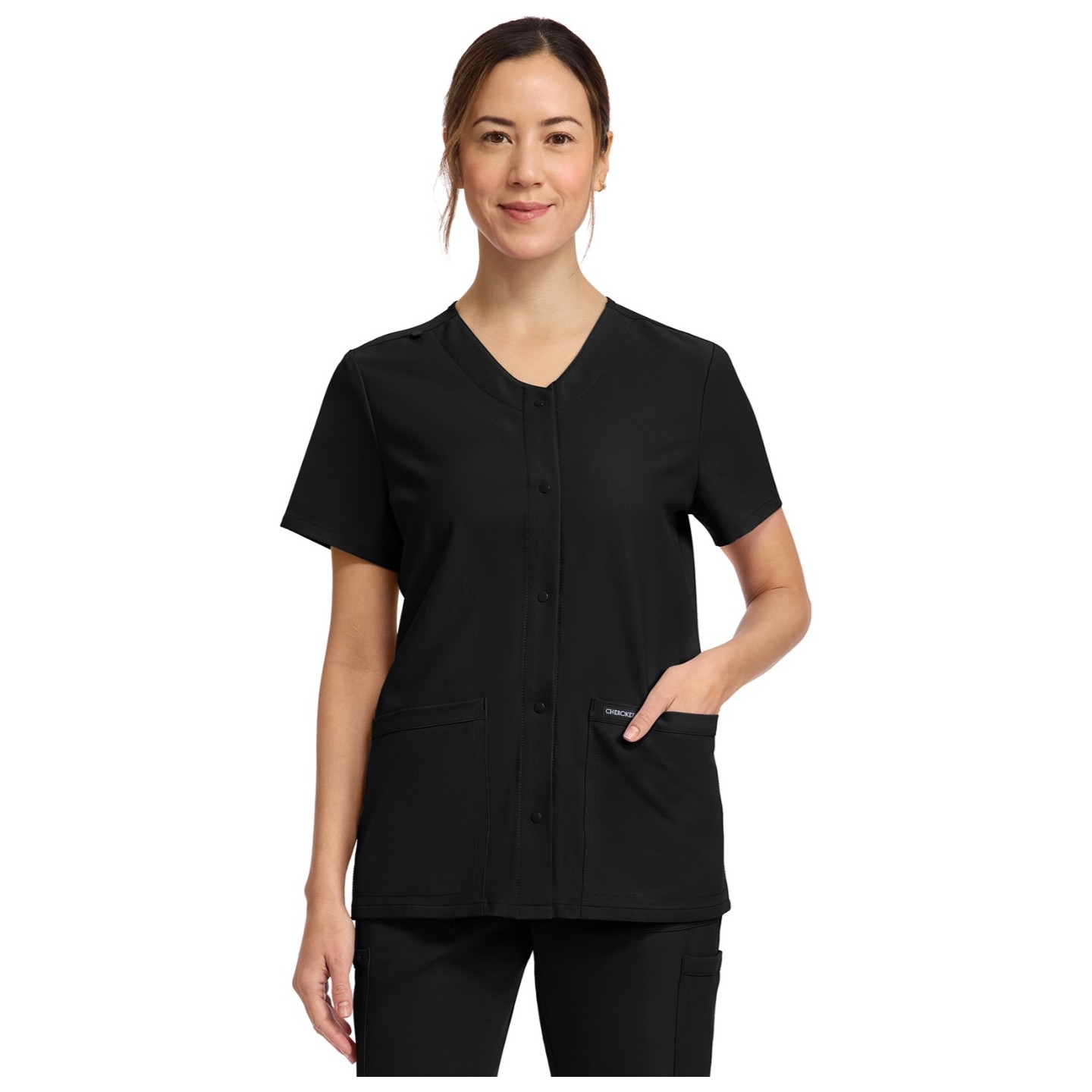 CK844A WW Originals Ultra 2 Pocket Snap-Front Top by Cherokee