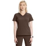 IN620A GNR8 Contemporary V-Neck Top with Kangaroo Pocket by Infinity