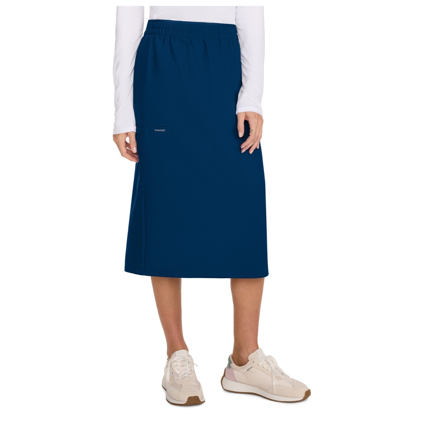 CK563A WW Originals Ultra Elastic Waist Cargo Skirt by Cherokee
