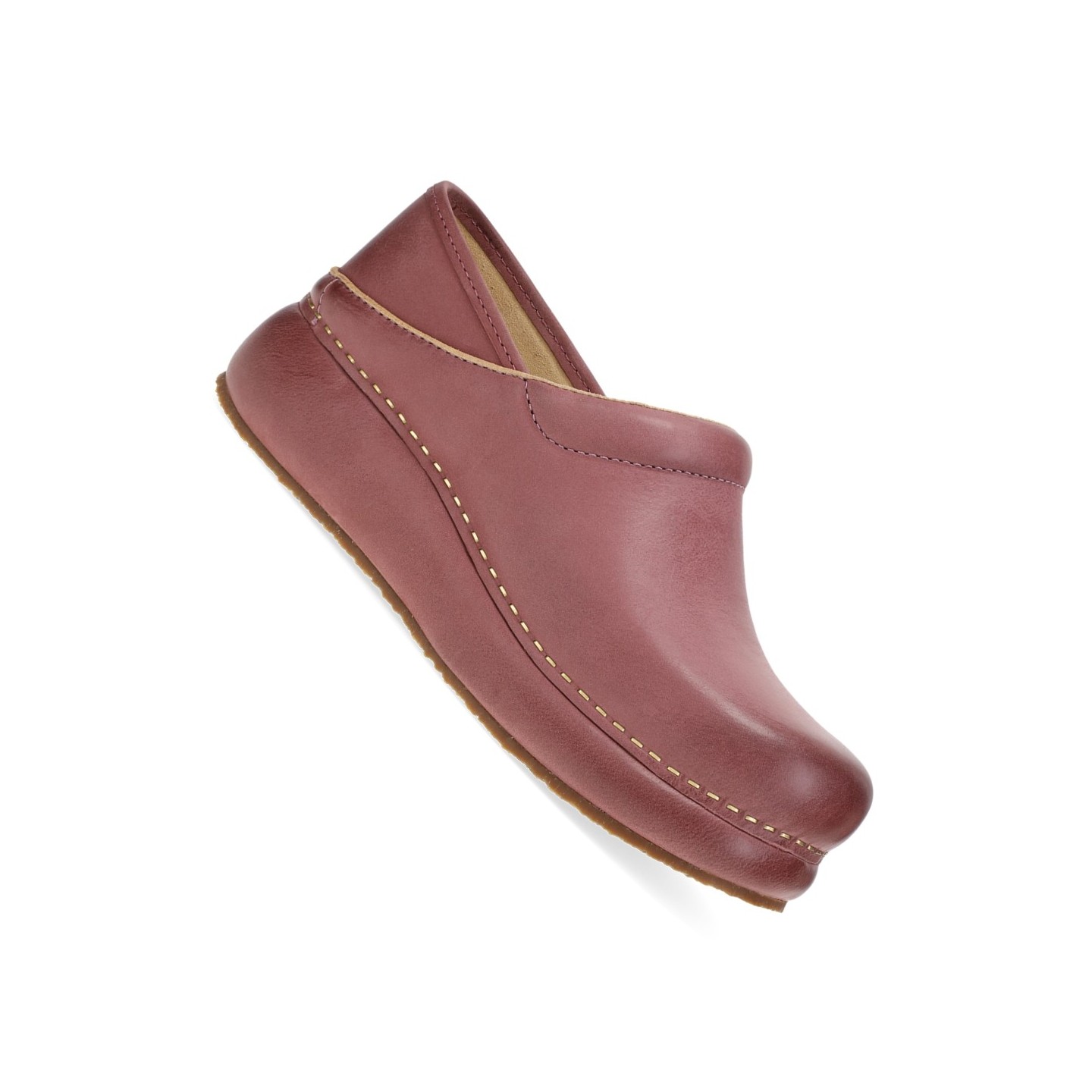 Platform Pro Rose Burnished Nubuck Clog for Women by Dansko 