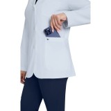 472 Essentials Amelia Water Repellent 5 Pocket Lab Coat by koi