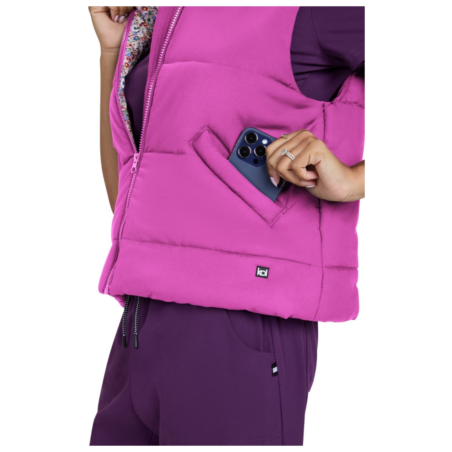 475 Essentials Nula 2 Pocket Puffer Vest by koi