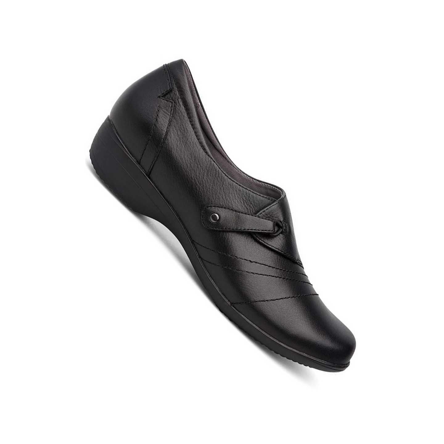 Franny Black Milled Nappa Loafer - Dansko 
