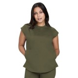 1137 Basics Kenley Crew Neck 2 Pocket Top by koi