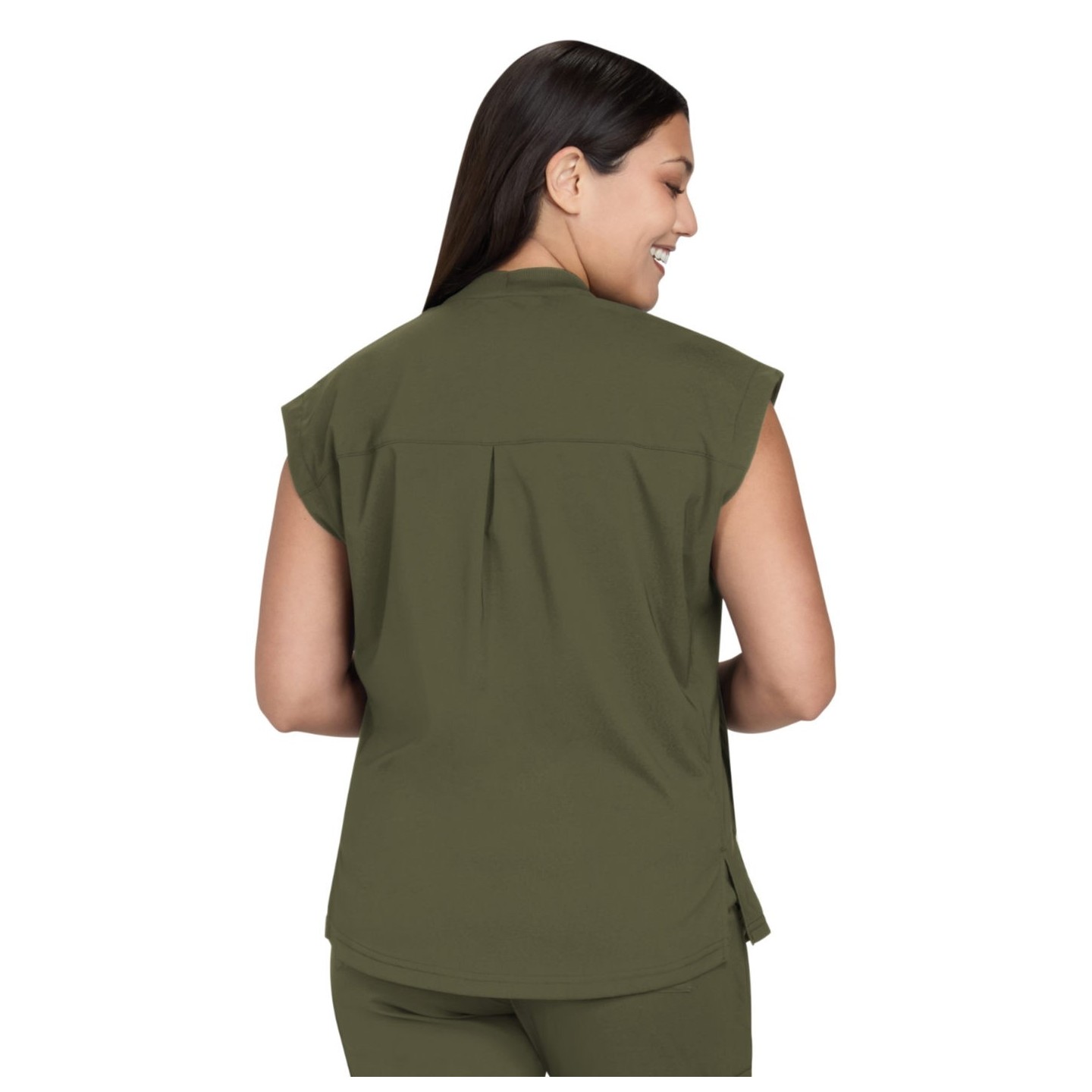 1137 Basics Kenley Crew Neck 2 Pocket Top by koi