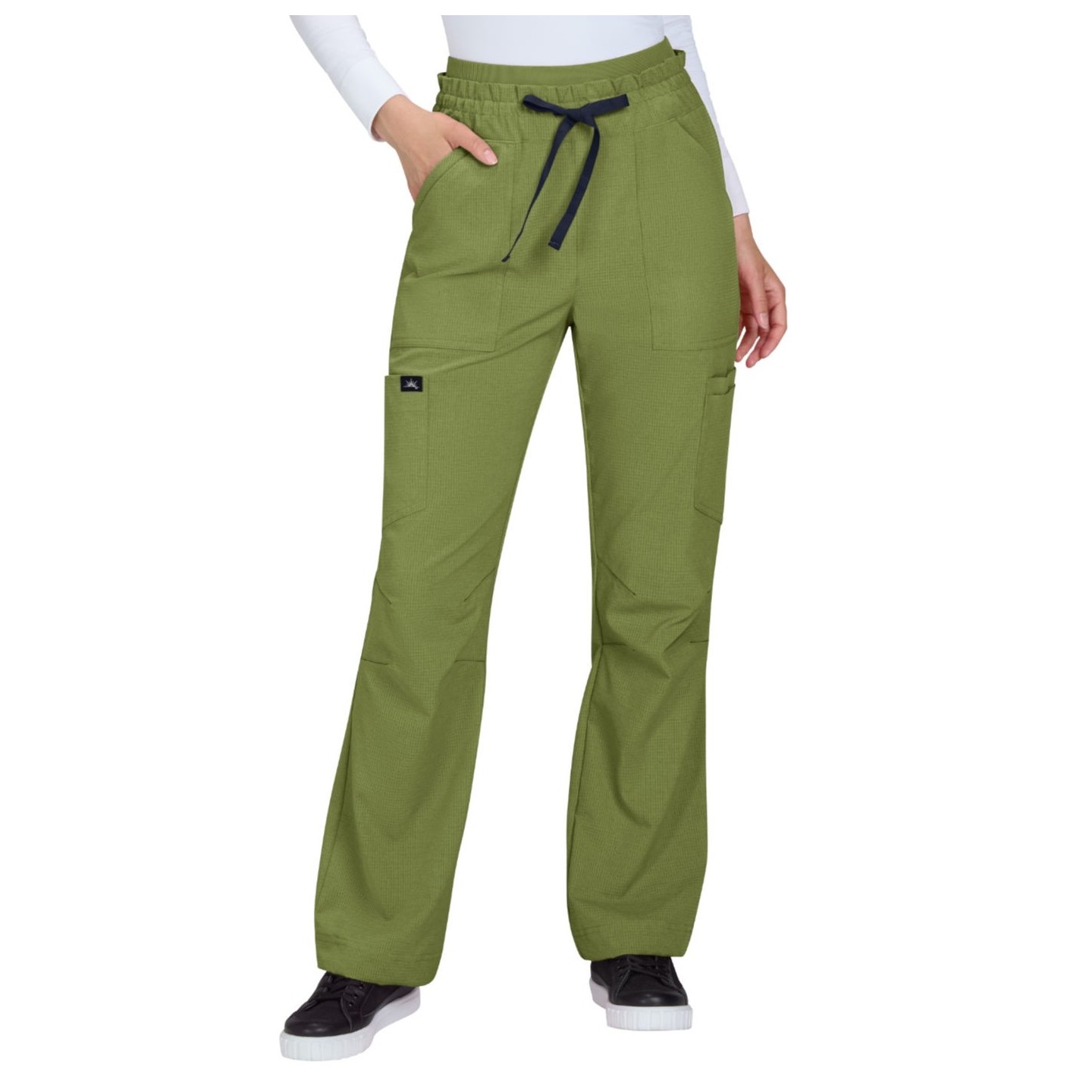 785P Petite Solis Freda Wide Leg Cinch Hem Cargo Pant by koi 