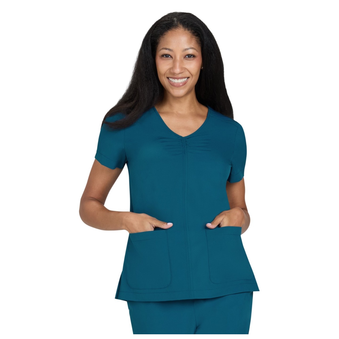 1121 Planet koi Enik 2 Pocket Stretch Top by koi