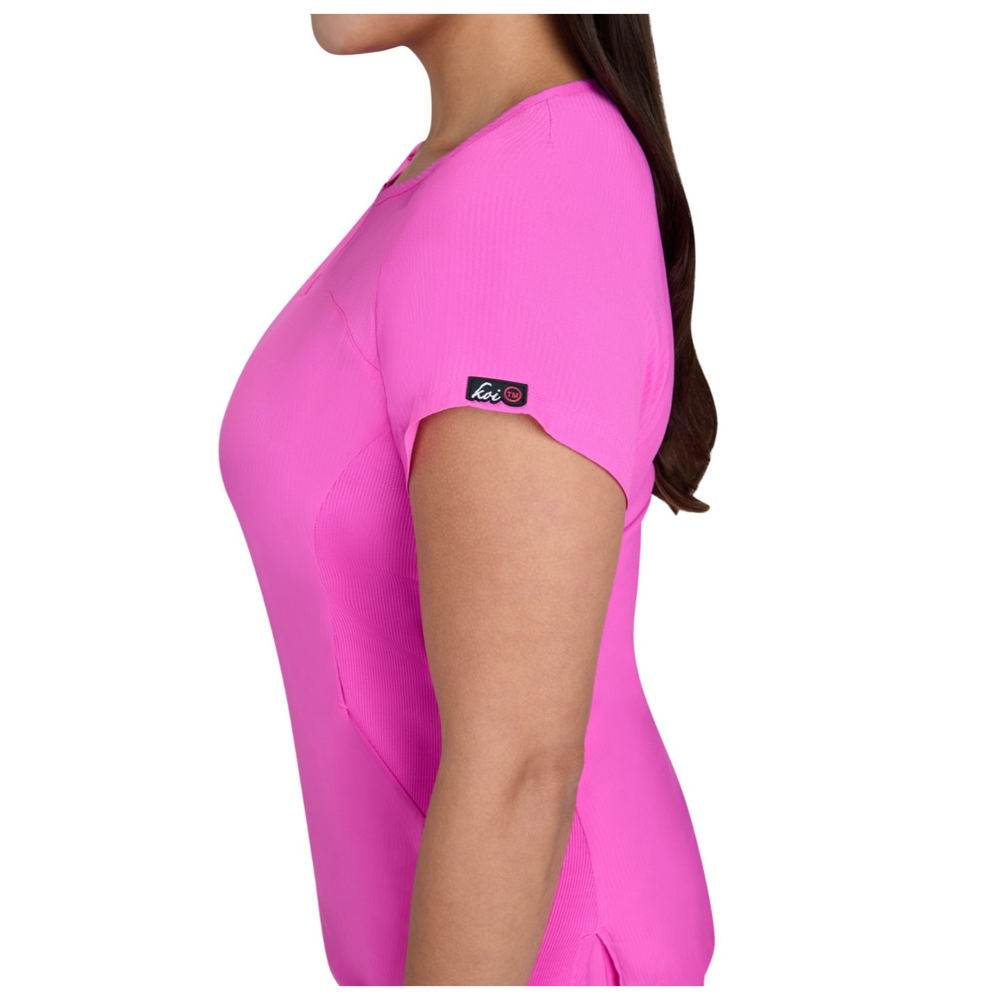 1138 koi Lite Lilias Sweetheart Neck 2 Pocket Top with Flex Panels