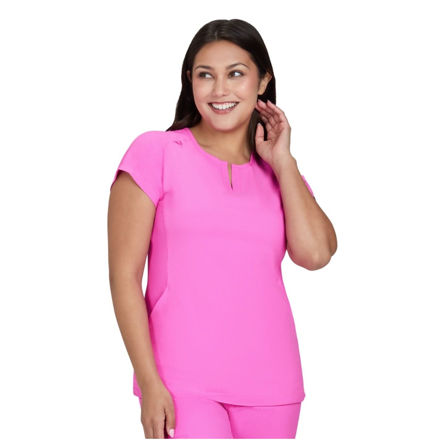 1138 koi Lite Lilias Sweetheart Neck 2 Pocket Top with Flex Panels