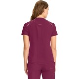 IN644A GNR8 Zip Neck Henley Top with Contrast Detail by Infinity