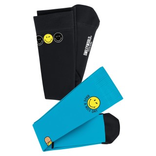 SA179 koi Smiley World 2-Pack Compression Socks - Have A Nice Day