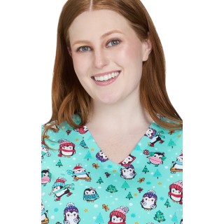 384PR koi Basics Leslie Top - Penguins