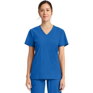 IN647A Pursuit 2 Pocket V-Neck Top by Infinity