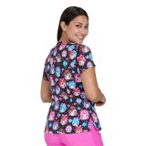 384PRA koi Artist Series Leslie Print Top - Dolly Ornaments