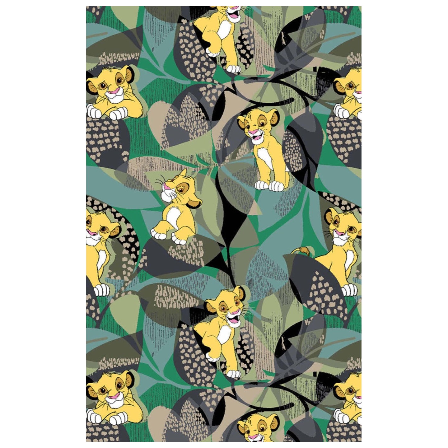 TF796 Tooniforms Haut Imprimé à Col en V avec 2 Poches par Cherokee - Tropical Roar