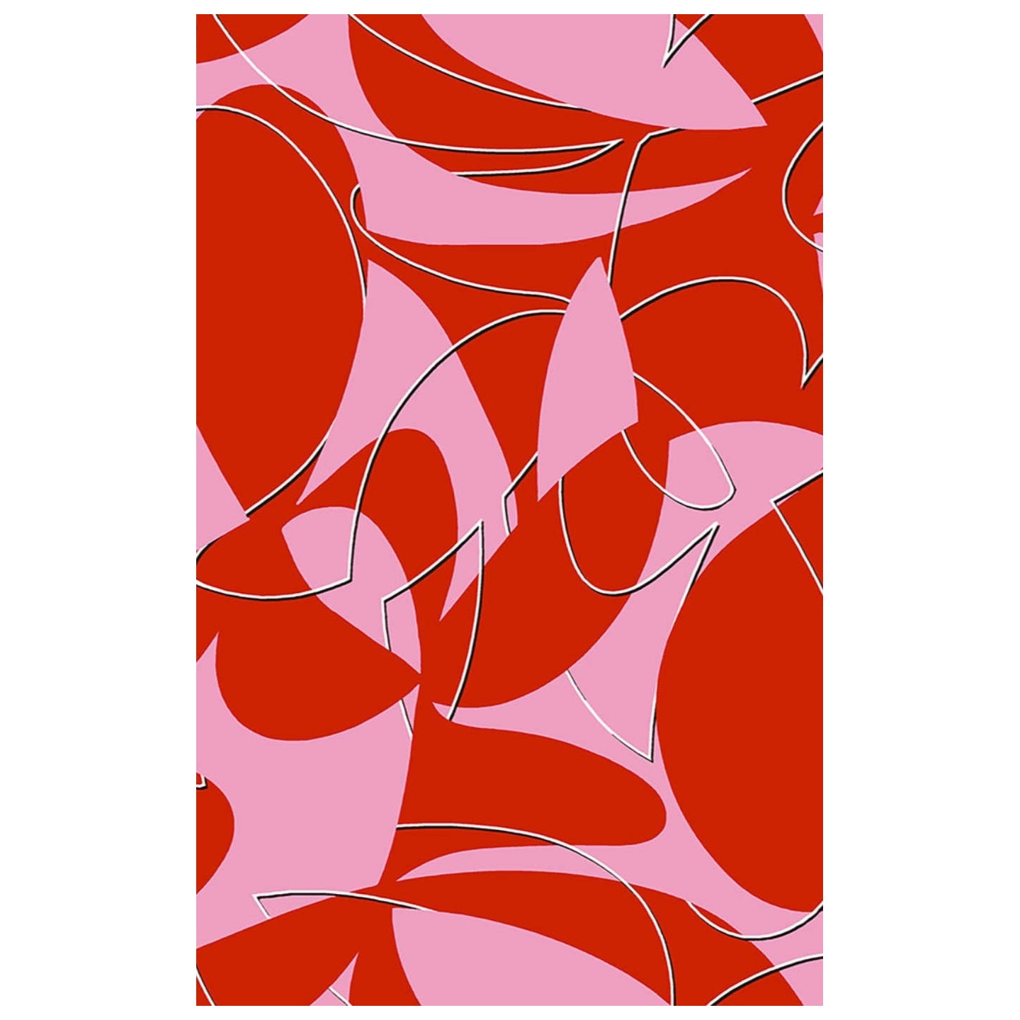 MC8564 Med Couture 2 Pocket V-Neck Print Top - Hopscotch