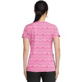 MC8564 Haut Imprimé à Col en V avec 2 Poches par Med Couture - In the Loop