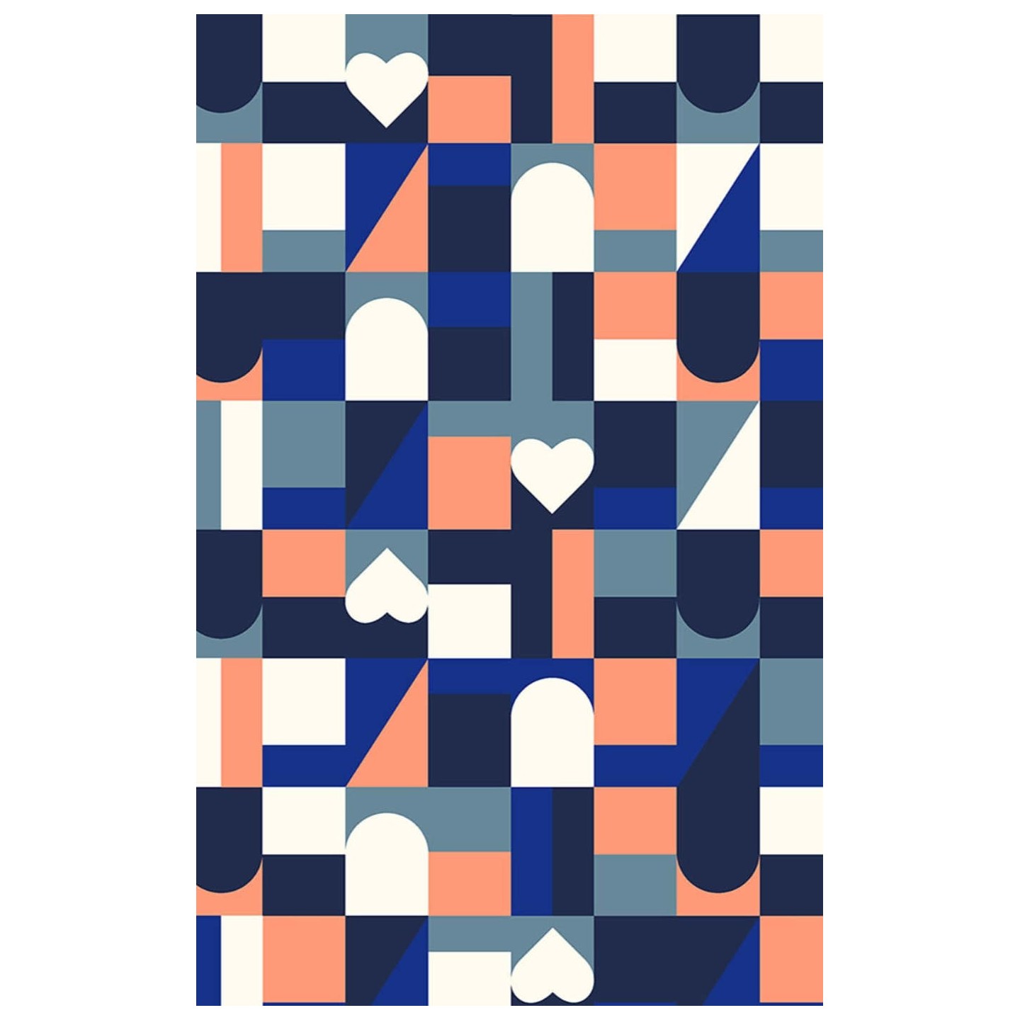 MC632 Med Couture V-Neck Print Top - Board Game