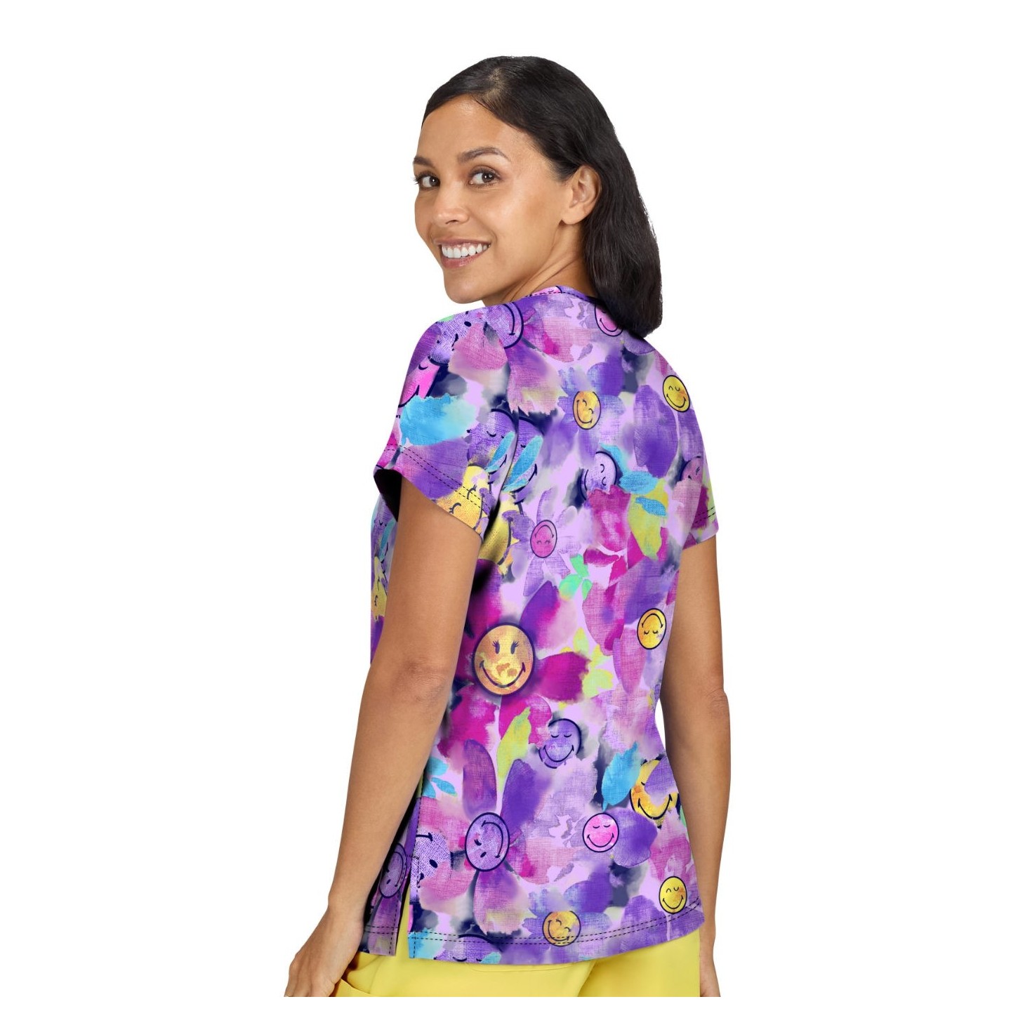 S102PR Smiley World Adoring Print Top by koi - Happy Daze