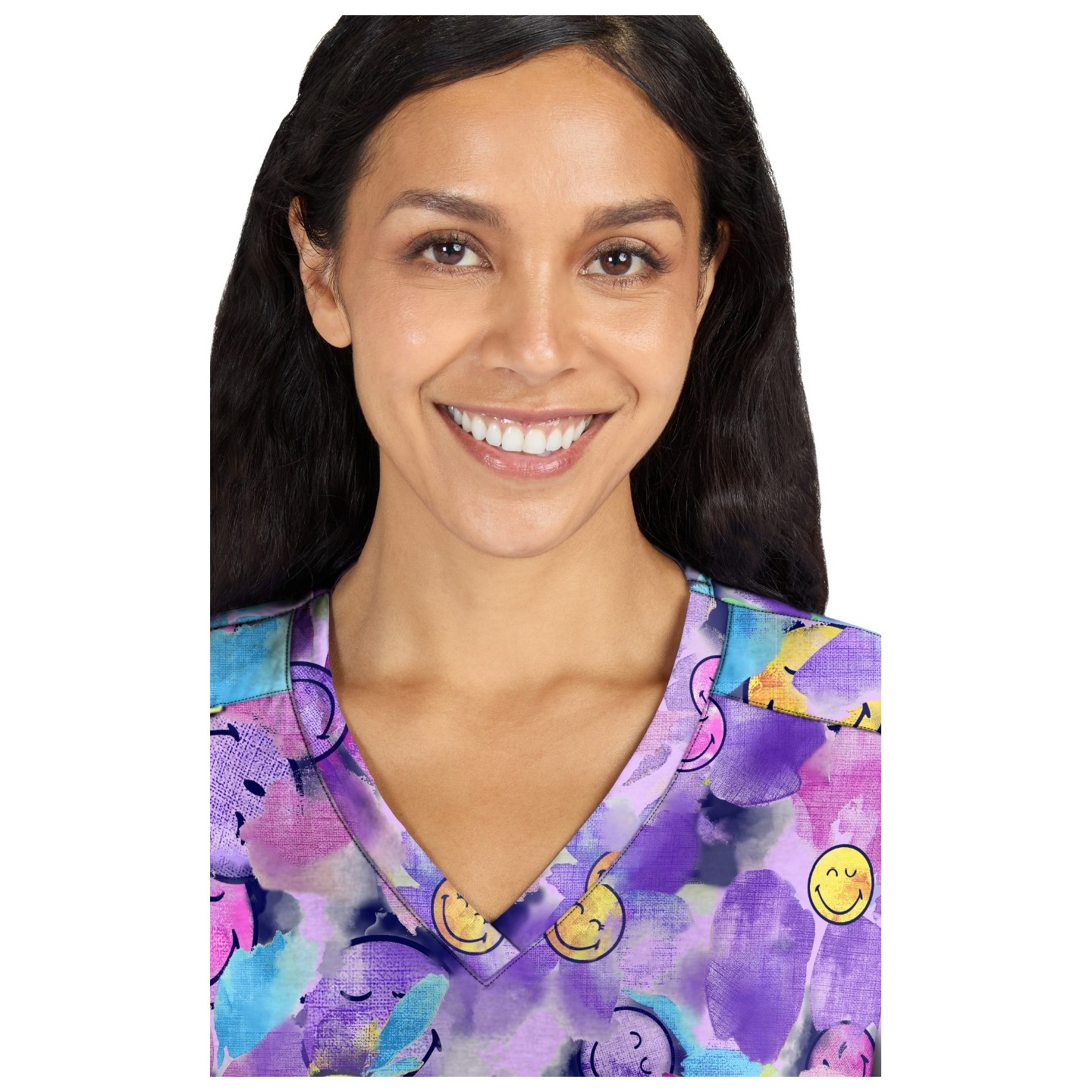 S102PR Smiley World Adoring Print Top by koi - Happy Daze