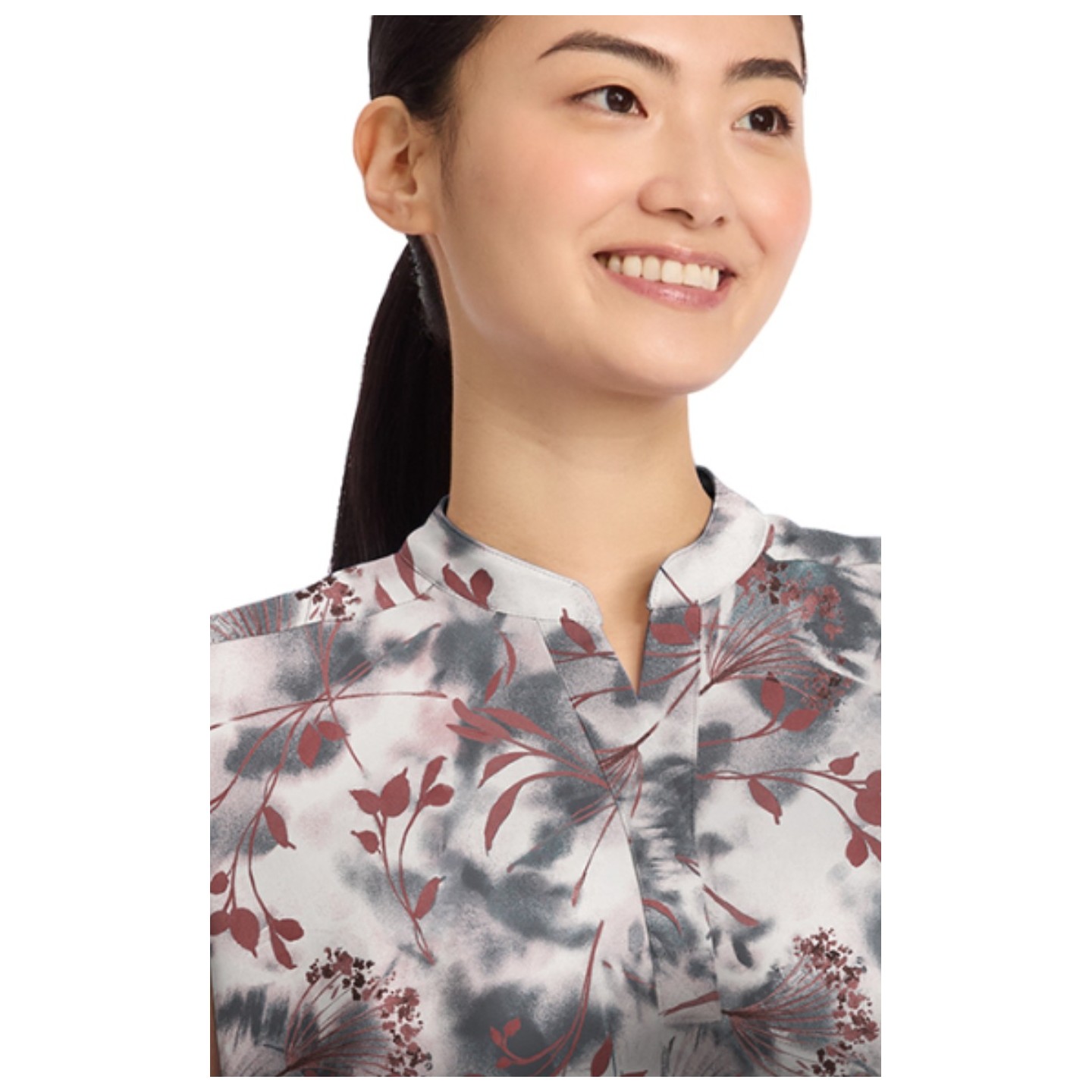 HH912 Healing Hands Quest Journey Print Top - Floating Botanical