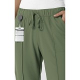 5154 Renew Pantalon Jambe Courte et Droite avec Details Pinktuck par WINK