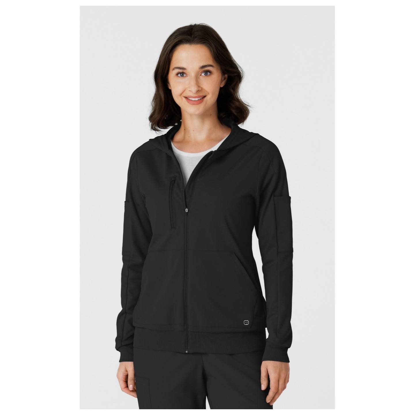 8159 Renew Knit 4 Pocket Zip Front Warm Up Jacket by WINK