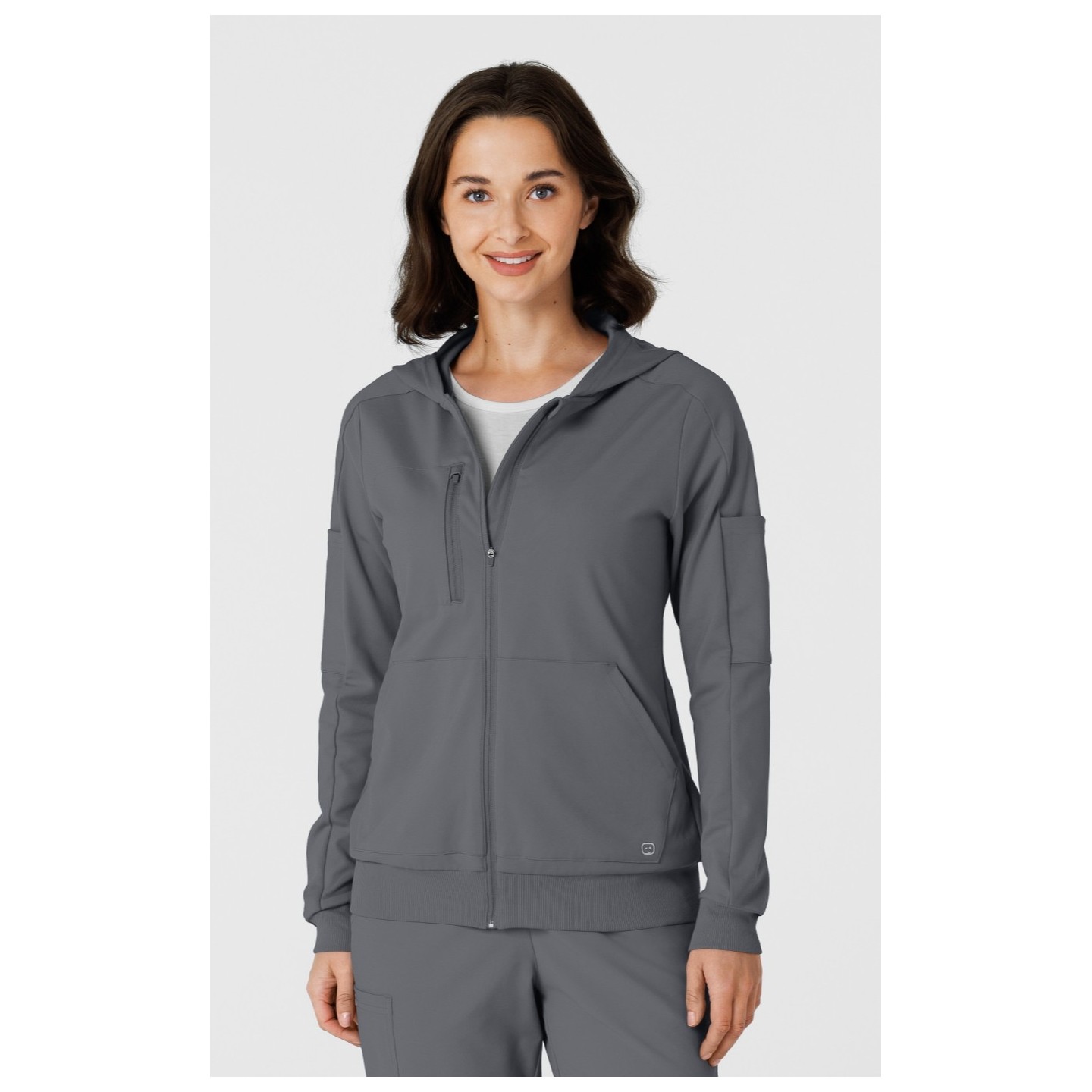 8159 Renew Knit 4 Pocket Zip Front Warm Up Jacket by WINK