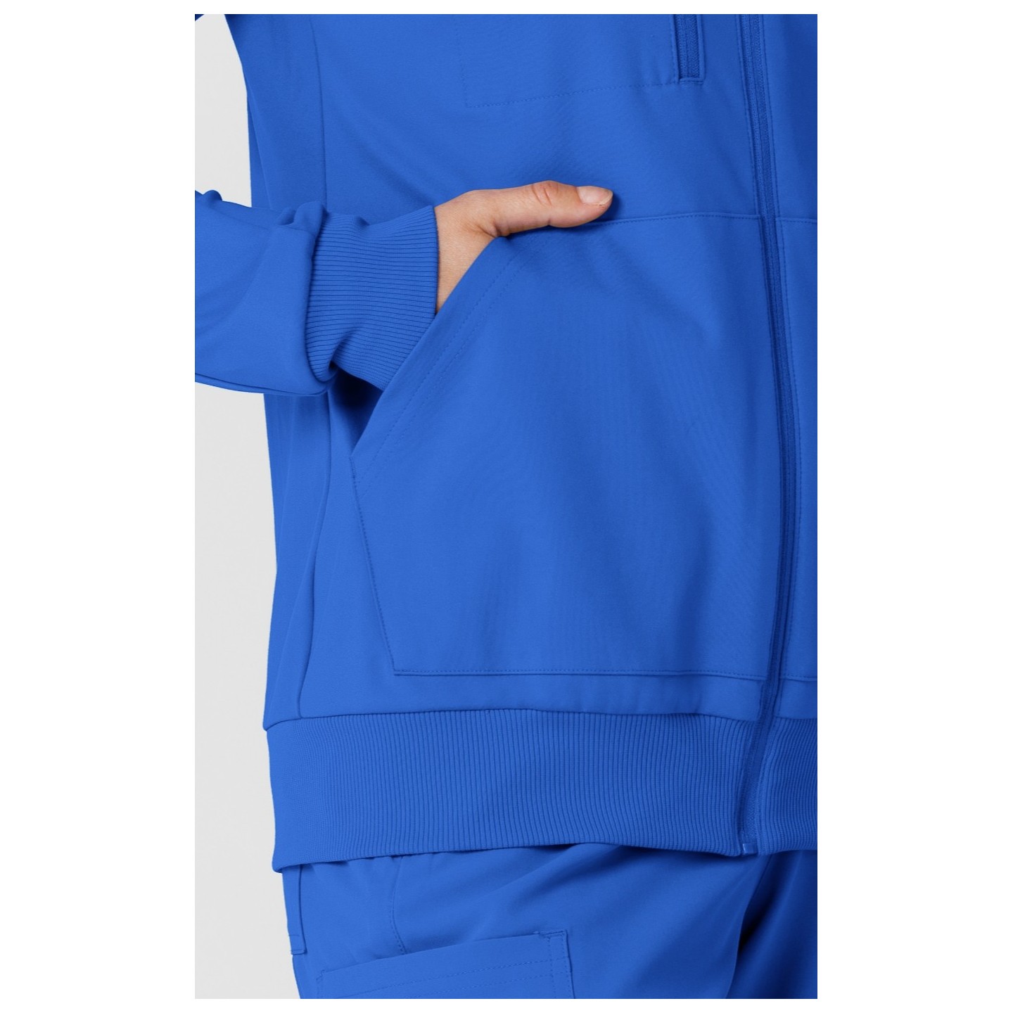 8159 Renew Knit 4 Pocket Zip Front Warm Up Jacket by WINK