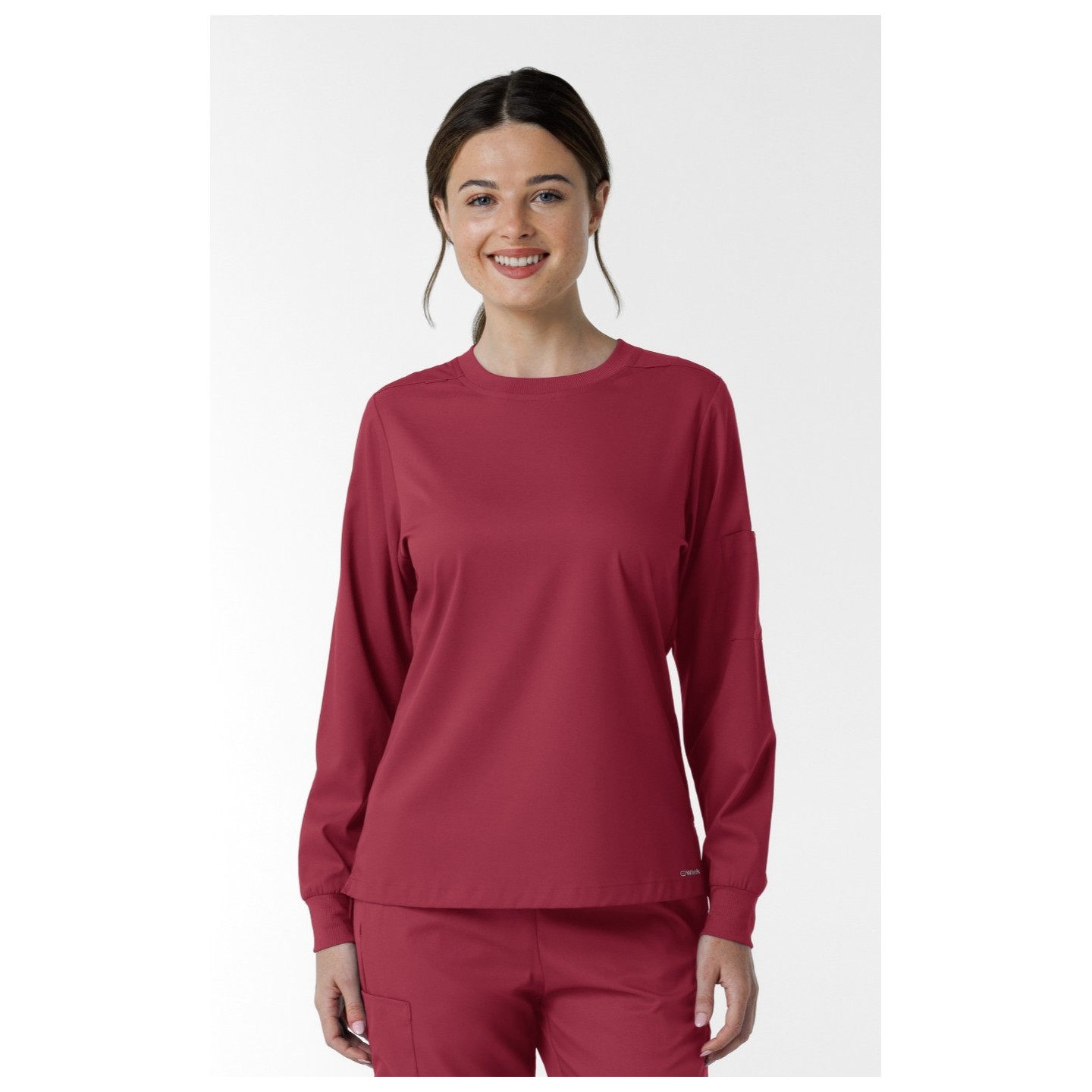 6551 Boundless Crew Neck Long Sleeve Top by WINK