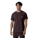 C16510 Carhartt Force Cross-Flex Men's Crew Neck Scrub Top