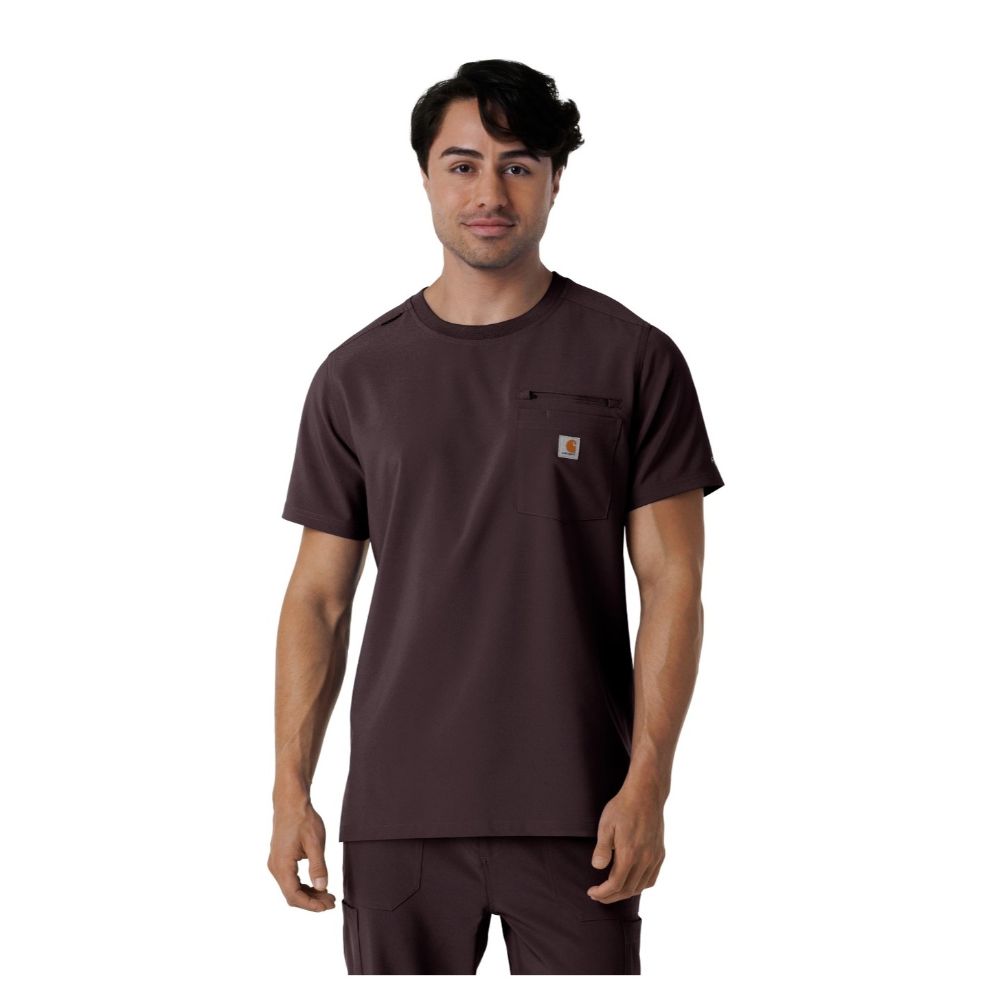 C16510 Carhartt Force Cross-Flex Men's Crew Neck Scrub Top
