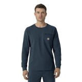C16610 Carhartt Force Cross-Flex Men's Long Sleeve Scrub Top