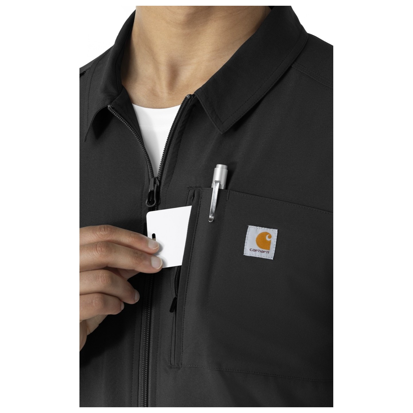 C86310 Carhartt Force Cross-Flex Men's Lightweight Scrub Jacket