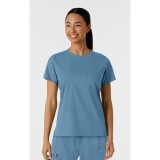 6451 Boundless Classic Women's Crew Neck Tee Scrub Top by WINK