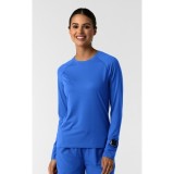 2139 Layers Long Sleeve Underscrub Top with Watch Windows by WINK