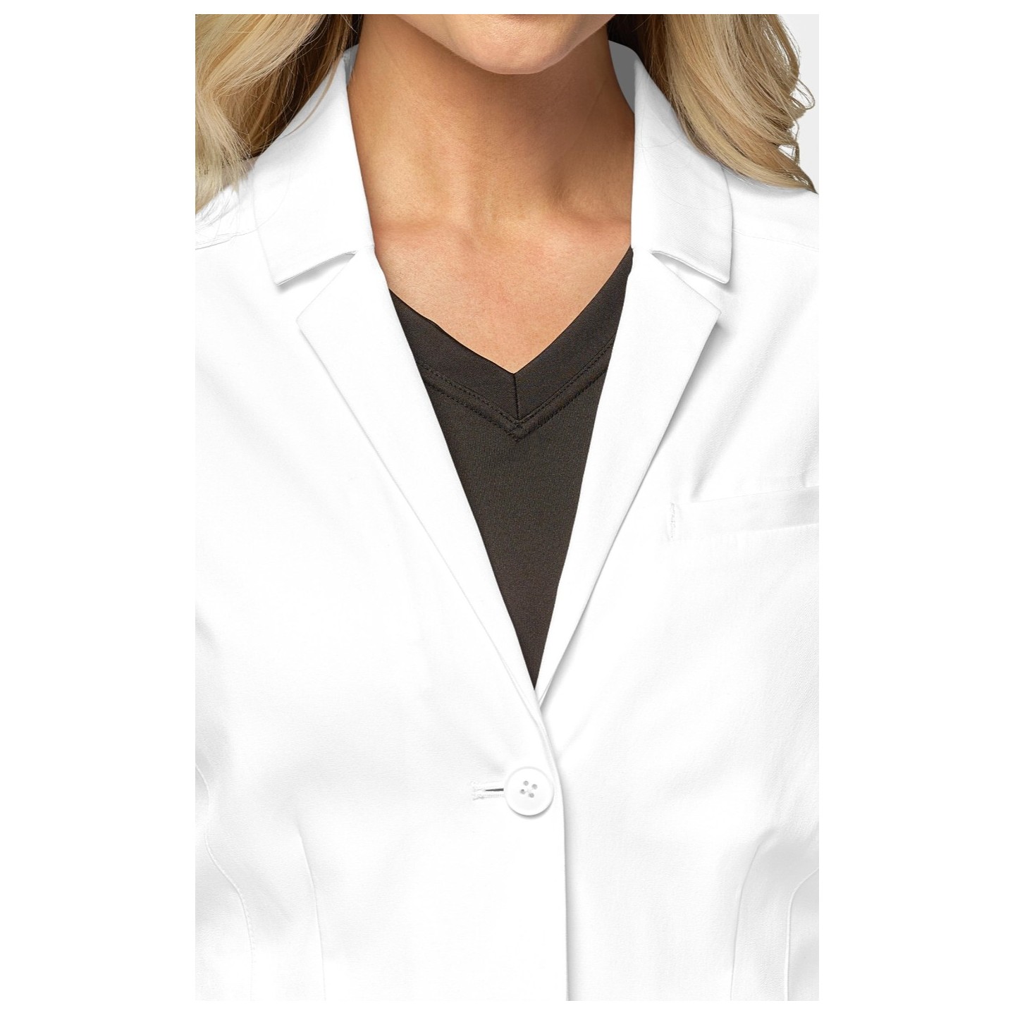 7272 Slate Manteau Docteur Premium 28 po avec 8 Poches par WINK