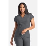 2501 Embrace Zoe Banded V-Neck 4 Pocket Top by Maevn
