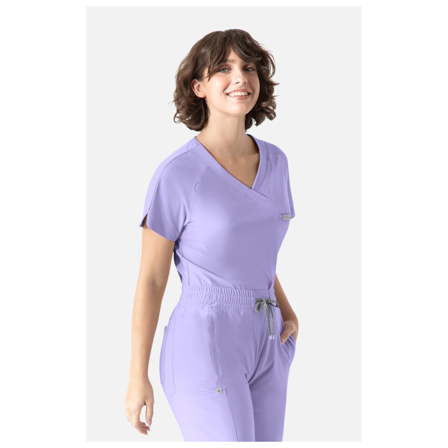 2502 Embrace Luna Tuckable Y-Neck Top by Maevn