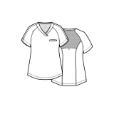 2502 Embrace Haut Luna à Col en Y avec Poche au Poitrine par Maevn