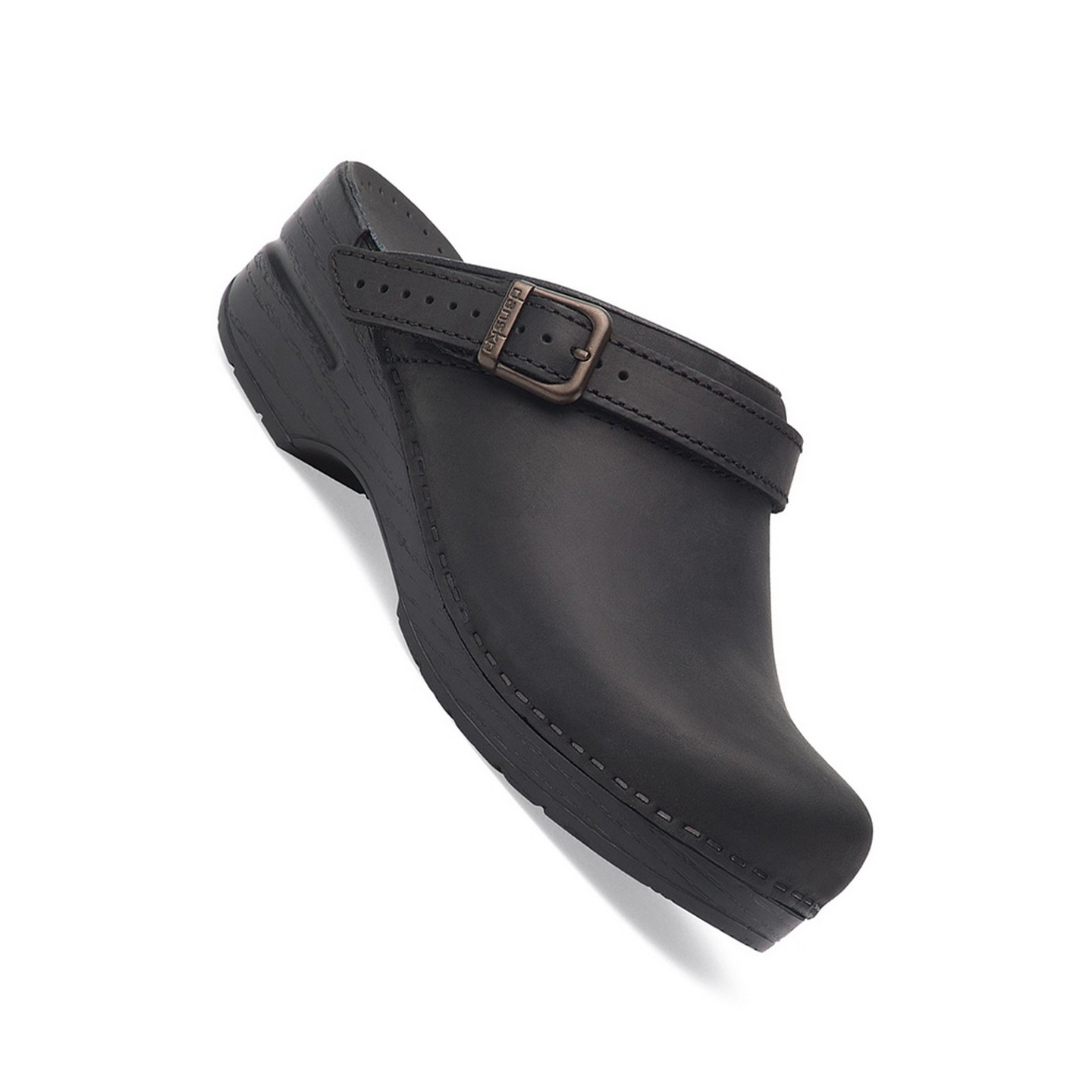 Dansko Women's Ingrid Clogs - Ingrid Black Oiled Leather