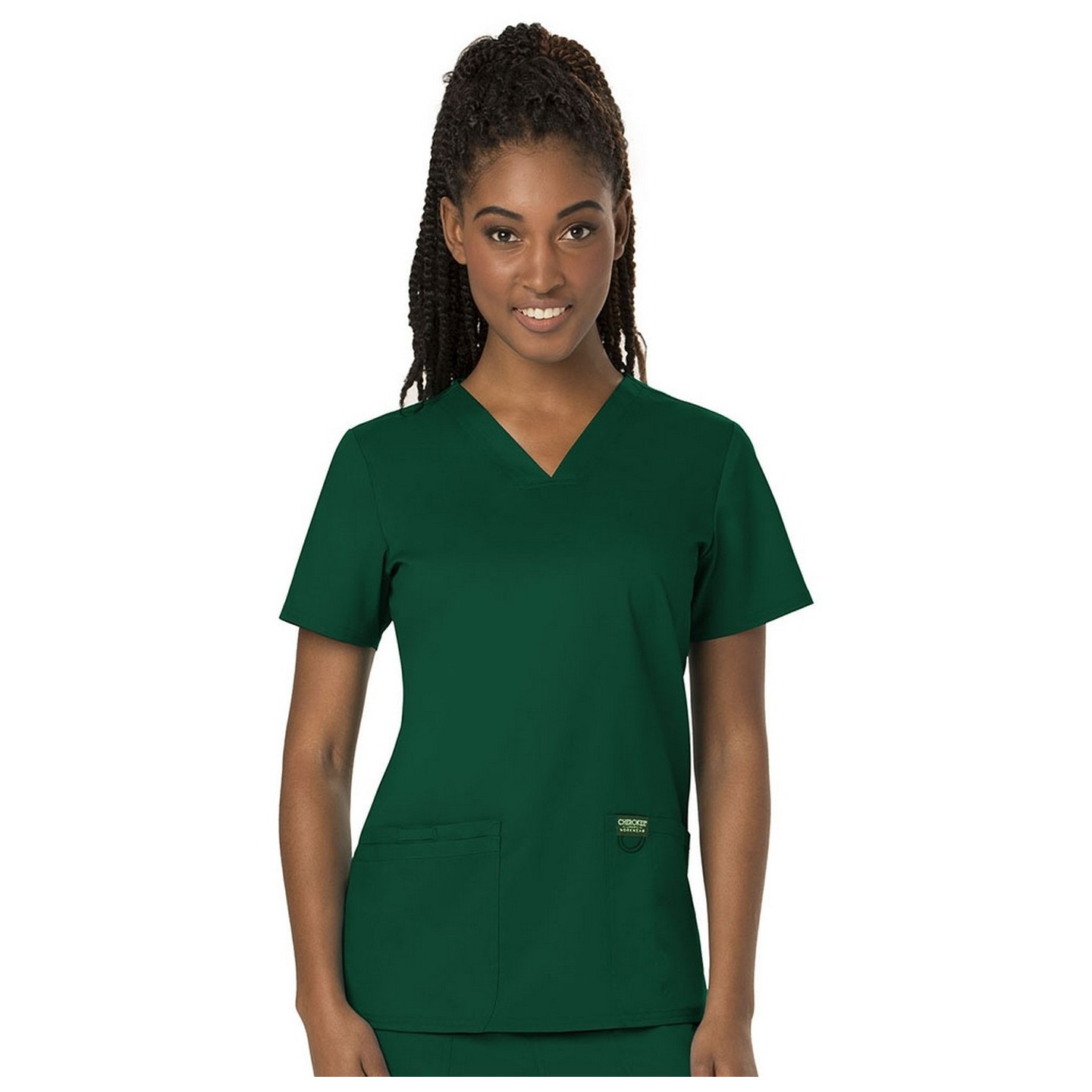 WW620 Workwear Revolution 3 Pocket V-Neck by Cherokee