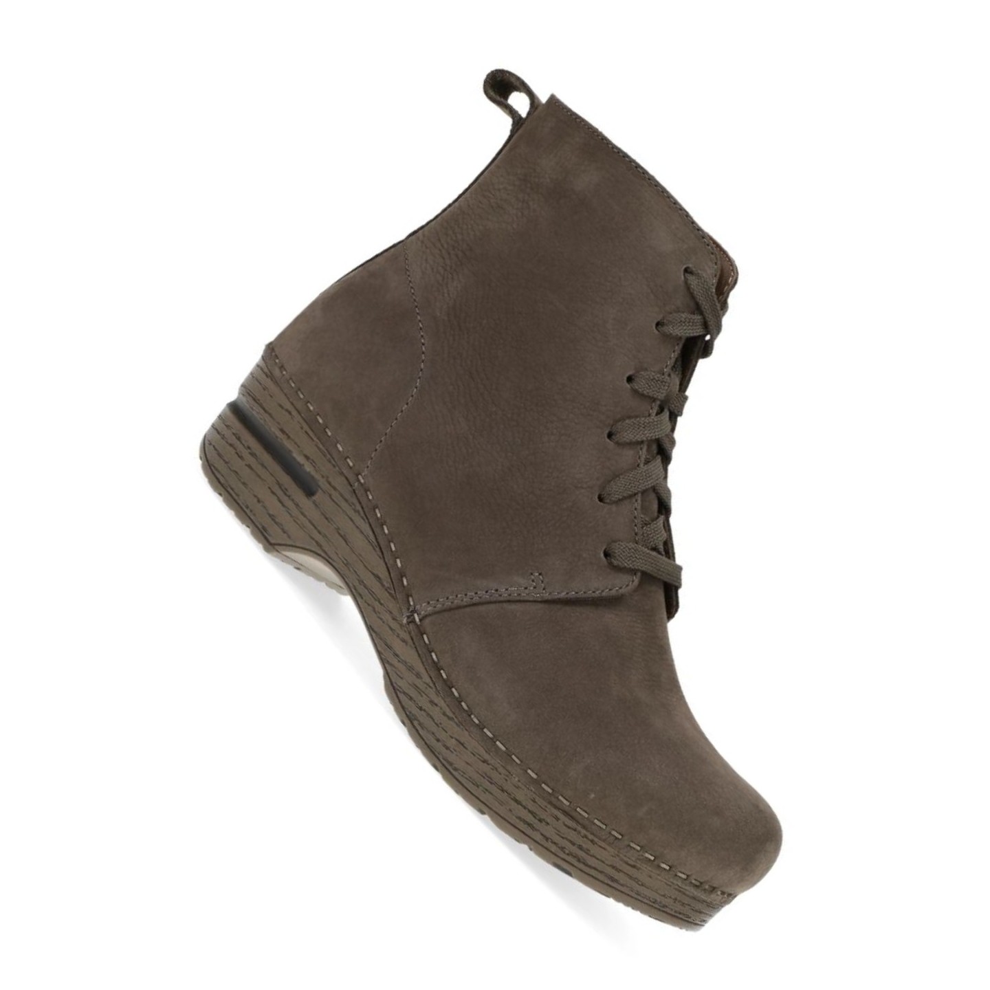 Sigourney Mushroom Nubuck Classic Lace Up Boot by Dansko