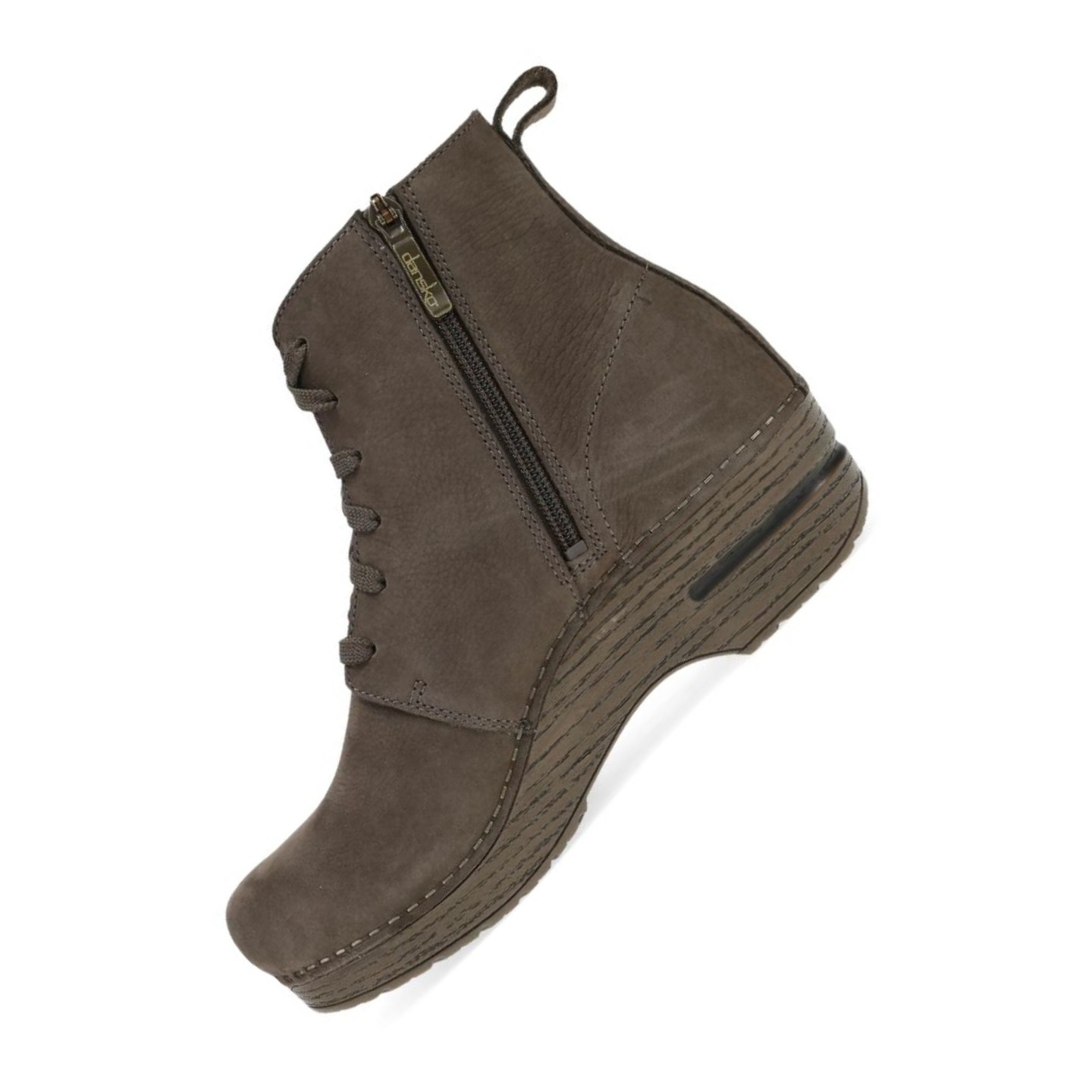 Sigourney Mushroom Nubuck Classic Lace Up Boot by Dansko