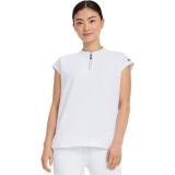 2286 Healing Hands HH360 Sandy Mandarin Collar Top