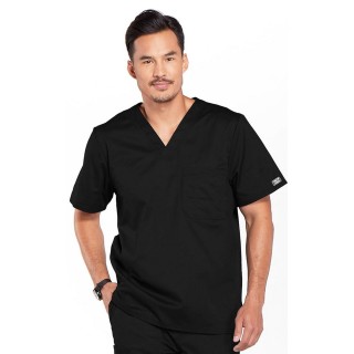 4743 Workwear Core Stretch Haut à Col en V pour Hommes par Cherokee