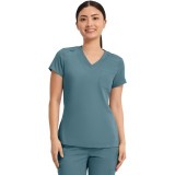 MC7448 Touch Performance Chest Pocket Top by Med Couture