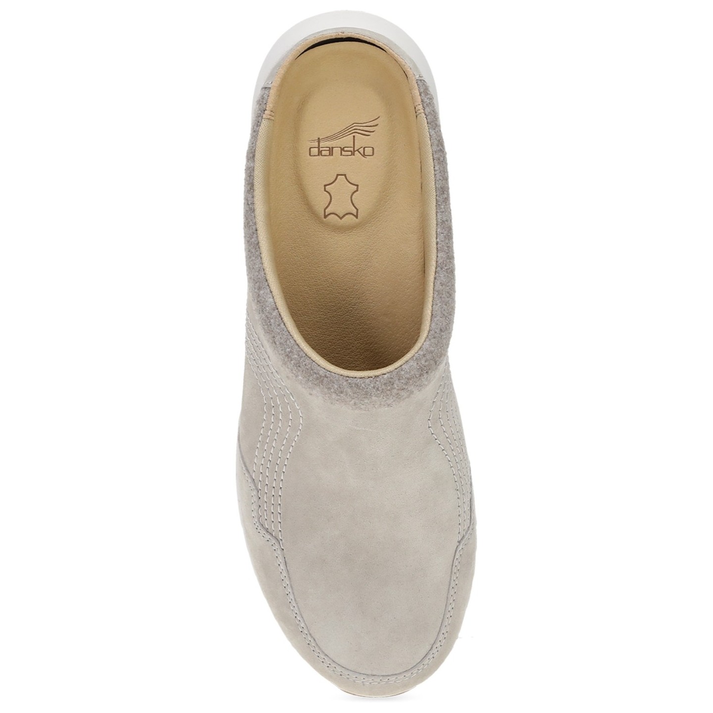 Claudia Stone Burnshed Suede Backless Slip-On Sneaker by Dansko